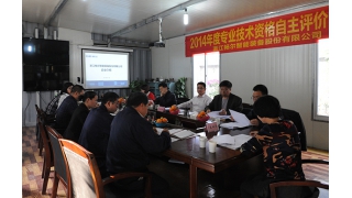 企業(yè)專業(yè)技術(shù)資格自主評價評審會召開